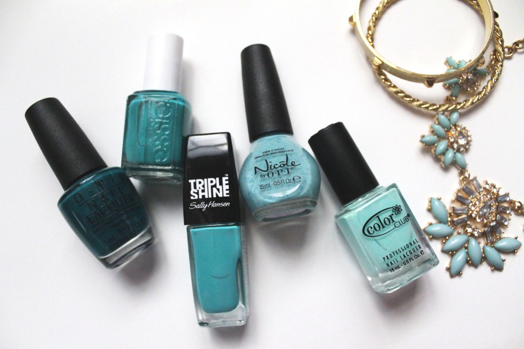 Teal Nail Polishes