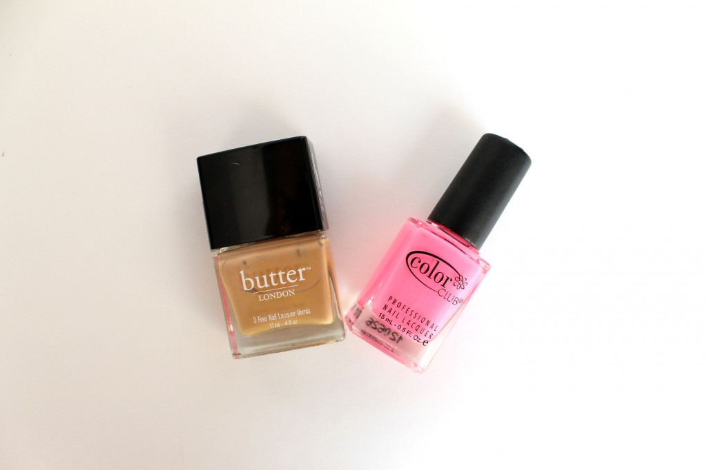 Butter LONDON Crumpet, Color Club Modern Pink