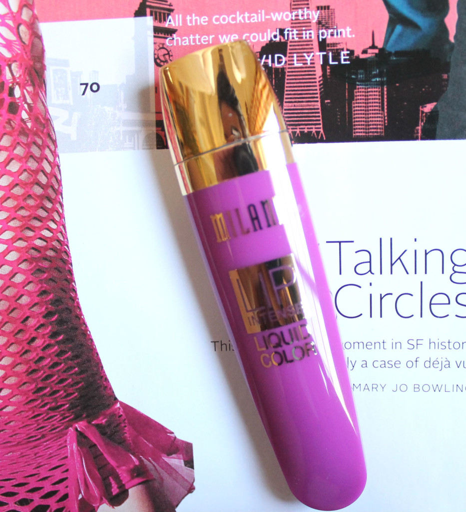 Milani Lip Intense Review Violet Addict