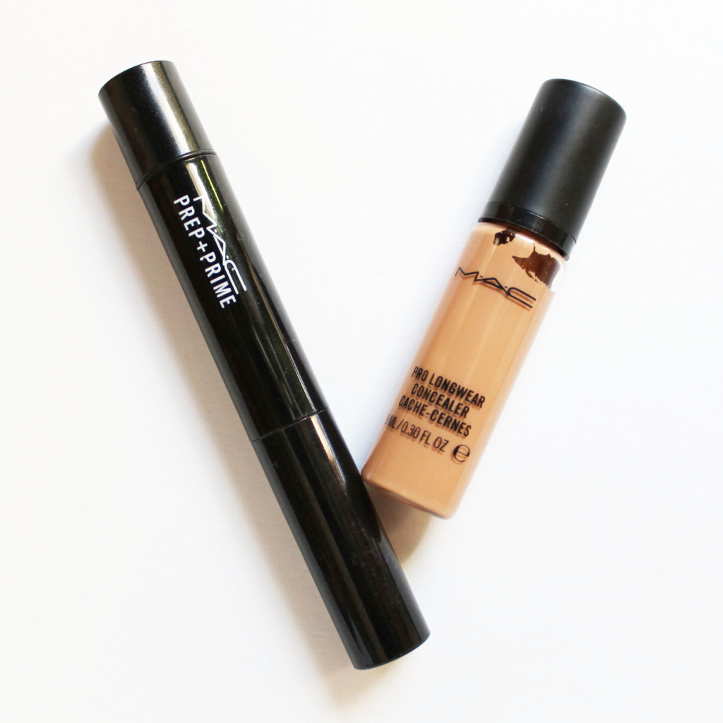 Beauty Vanity | Mac Prep and Prime Bright Forecast and Pro Longwear Concealer