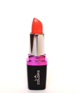 L.A. Colors Hydrating Lipstick Orange Love Review