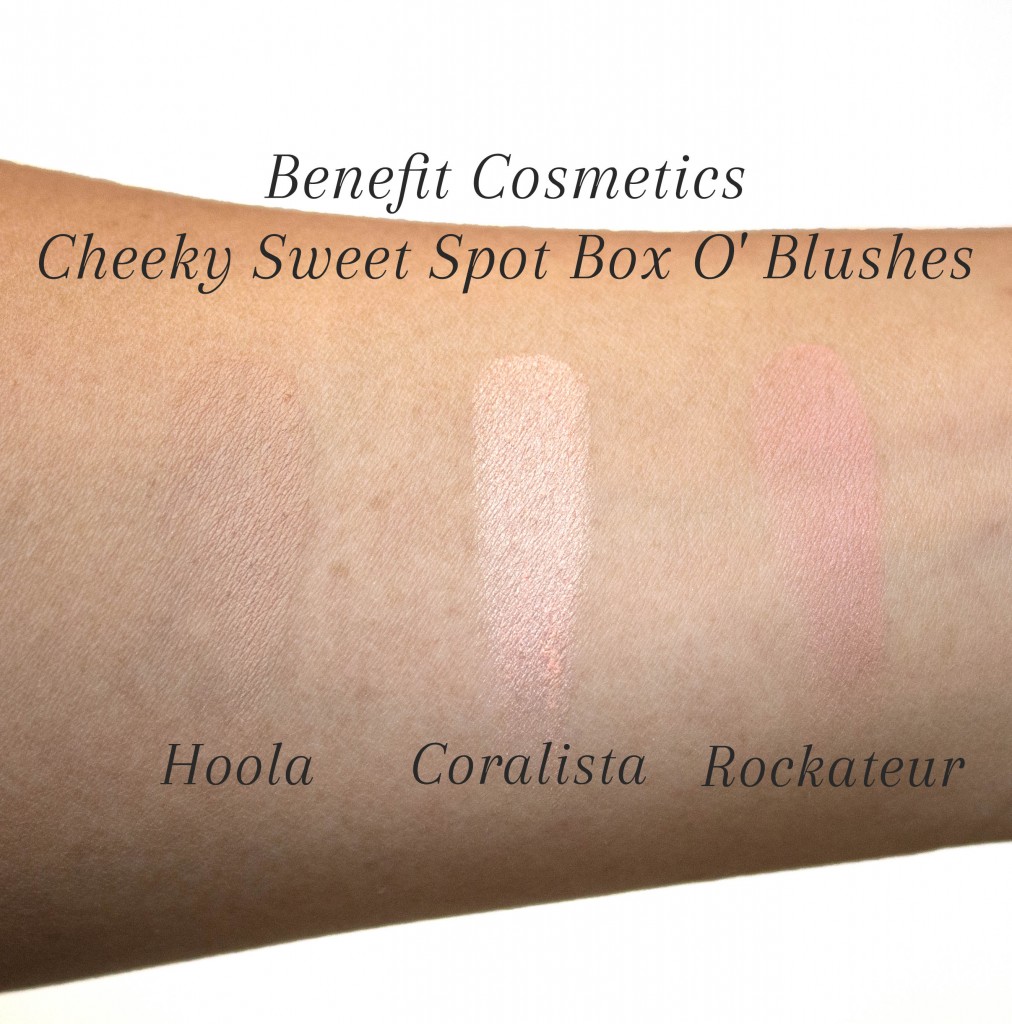 Benefit Cheeky Sweet Spot Box O' Blushes Review Swatches