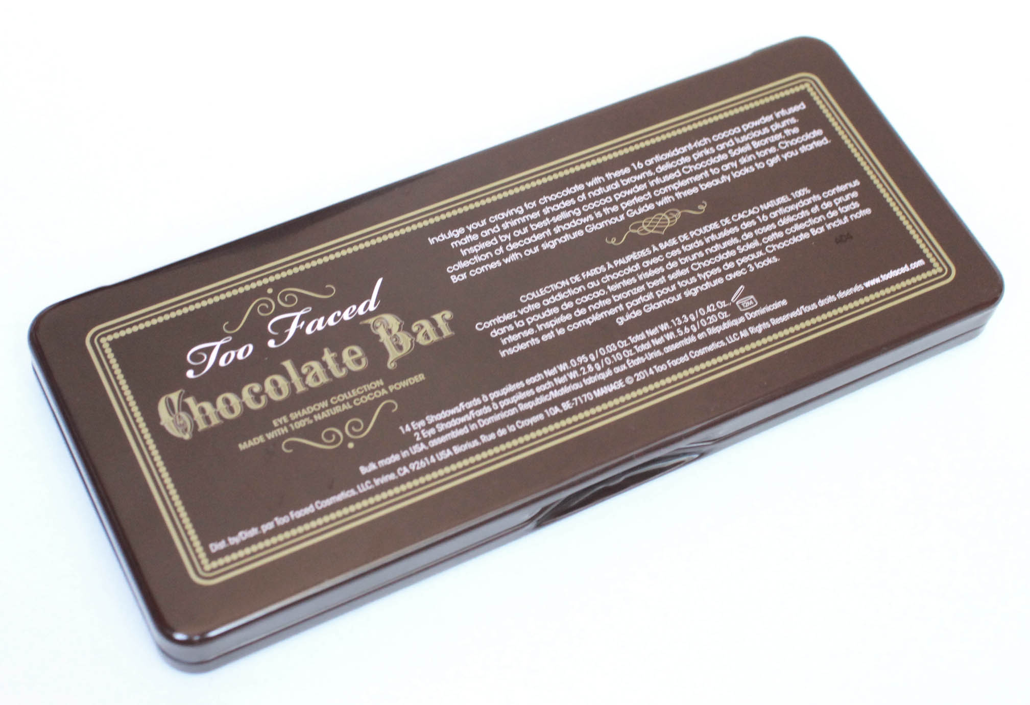 Too Faced Chocolate Bar Review