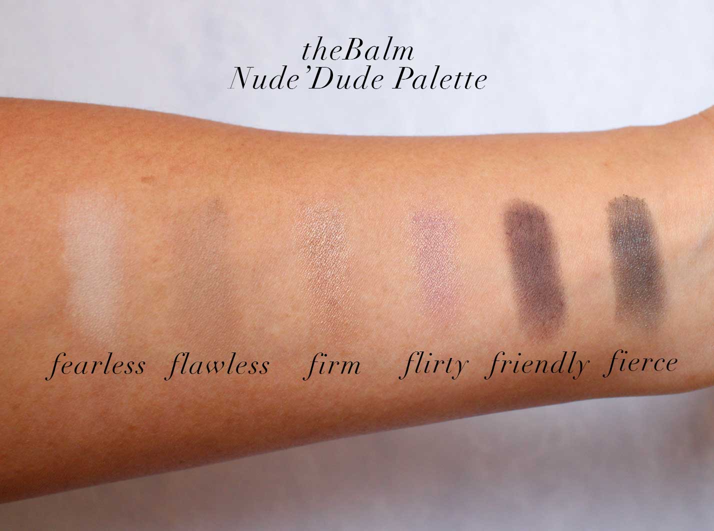 theBlam Nude Dude Review Swatches