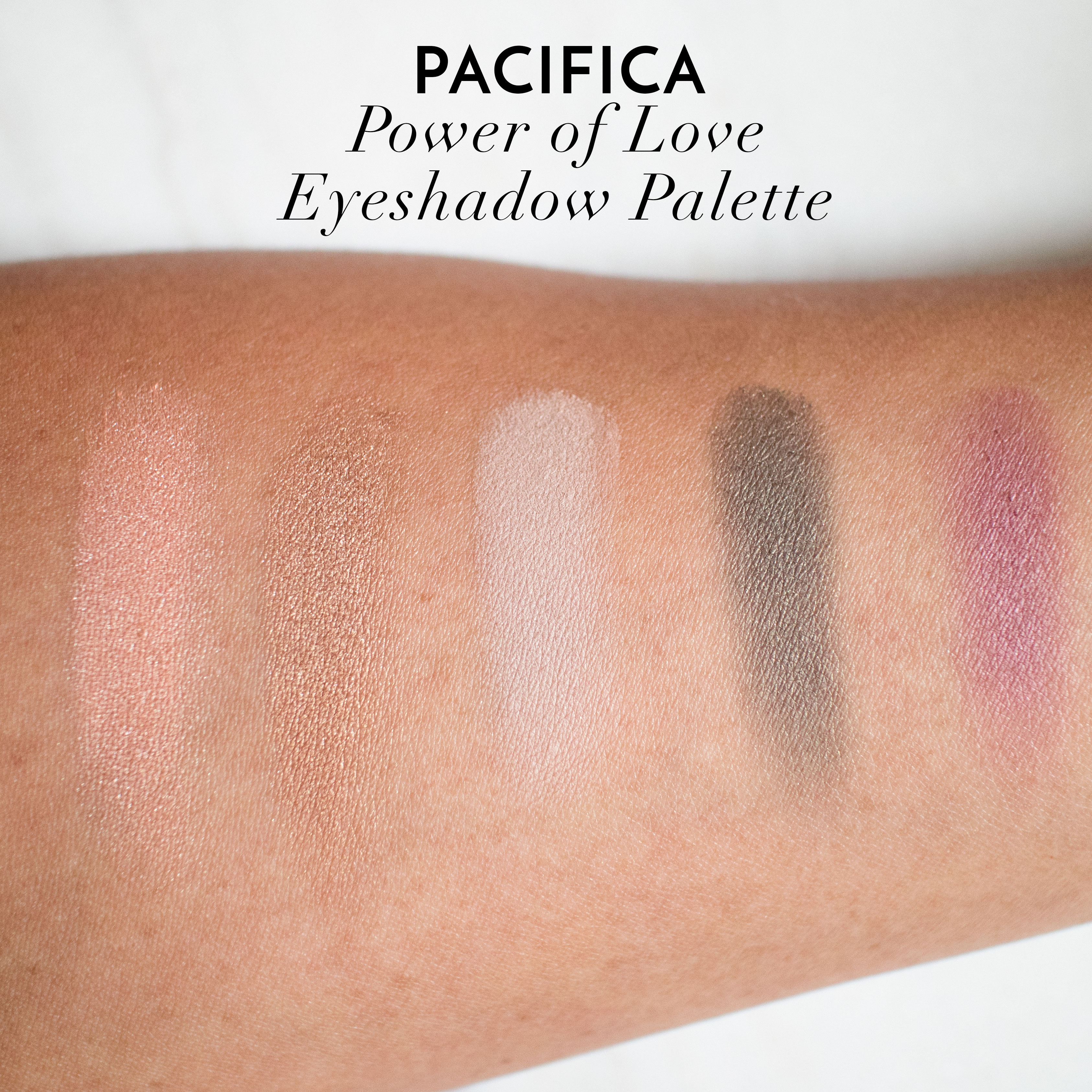 Pacifica Power of Love Eyeshadow Palette Swatches & Coco Pure Makeup Removing Wipes Review