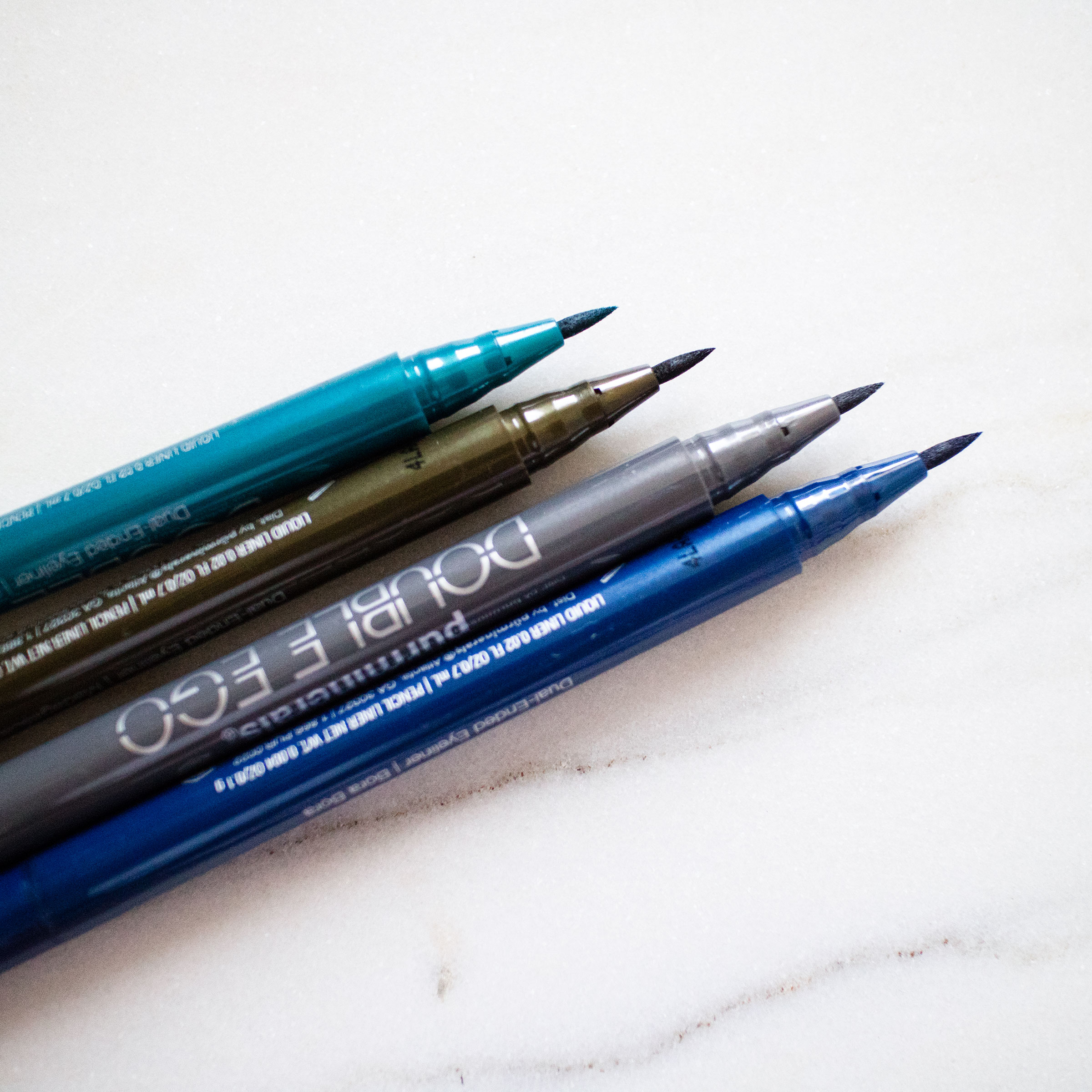 The Beauty Vanity | Pur Minerals Double Ego Dual Ended Eyeliner Swatches Review