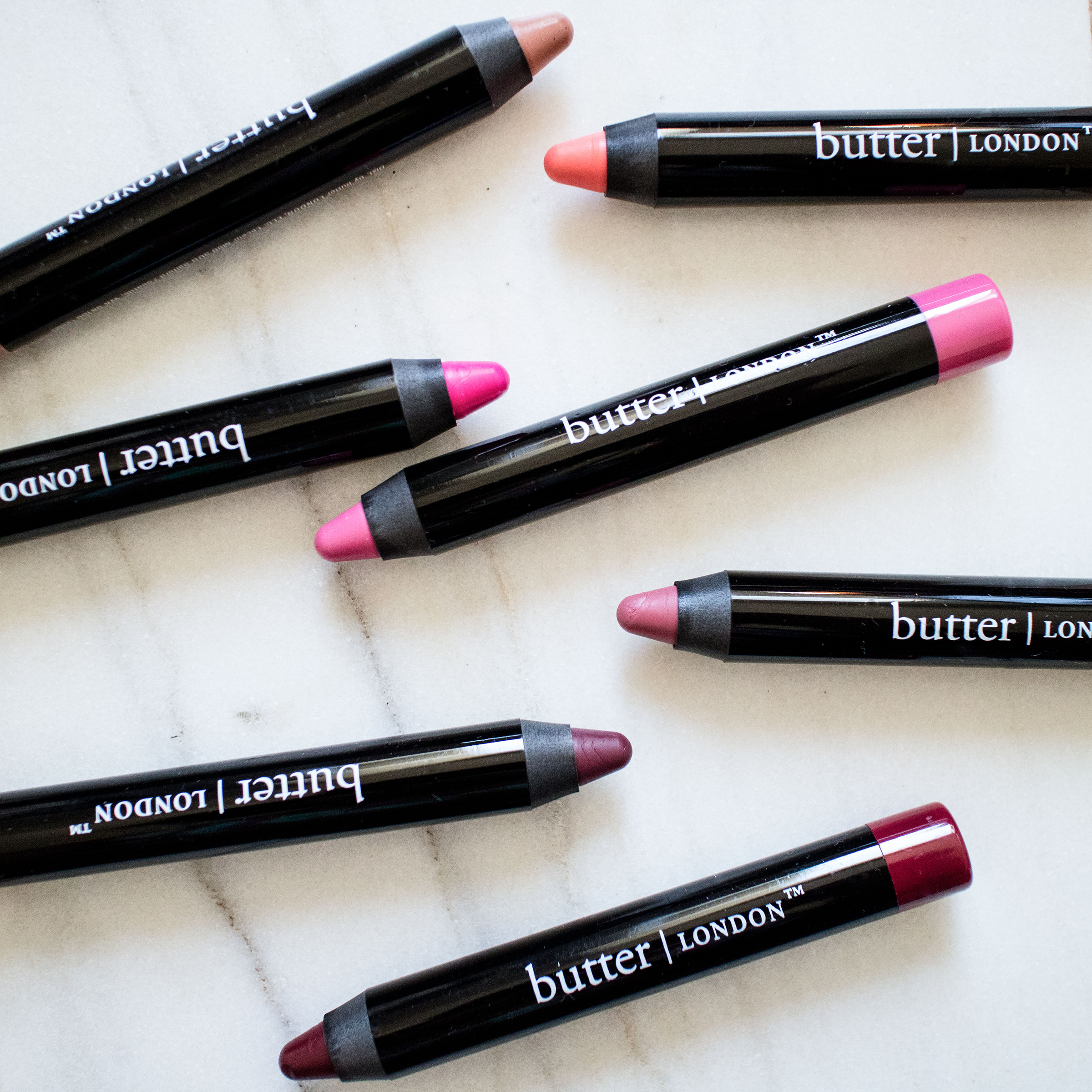 The Beauty Vanity | butter LONDON Bloody Brilliant Lip Crayon Swatches Review