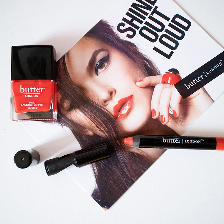 butter LONDON Ladybird Lip Crayon Nail Lacquer Swatches Review