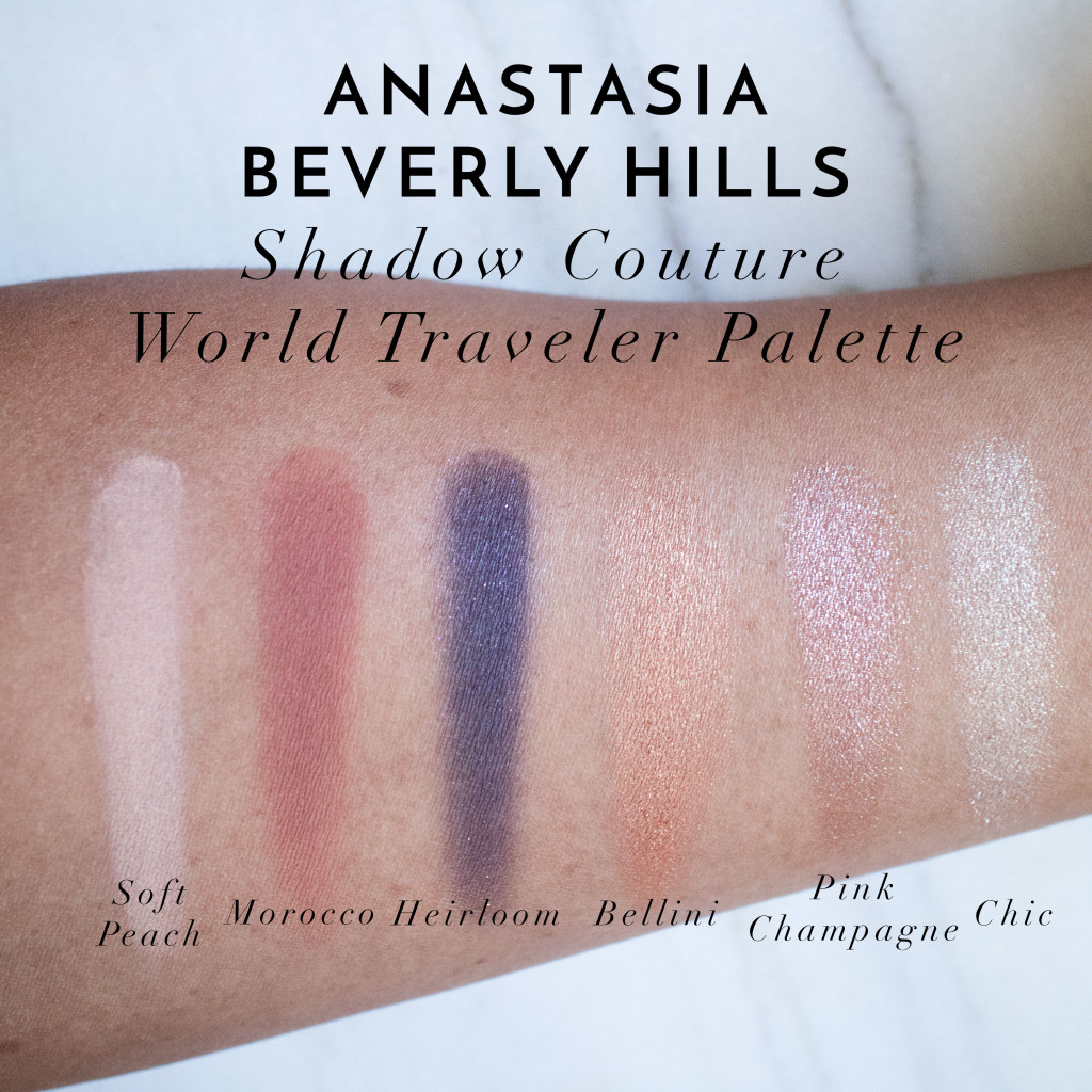 The Beauty Vanity | Anastasia Shadow Couture World Traveler Palette Swatches Review