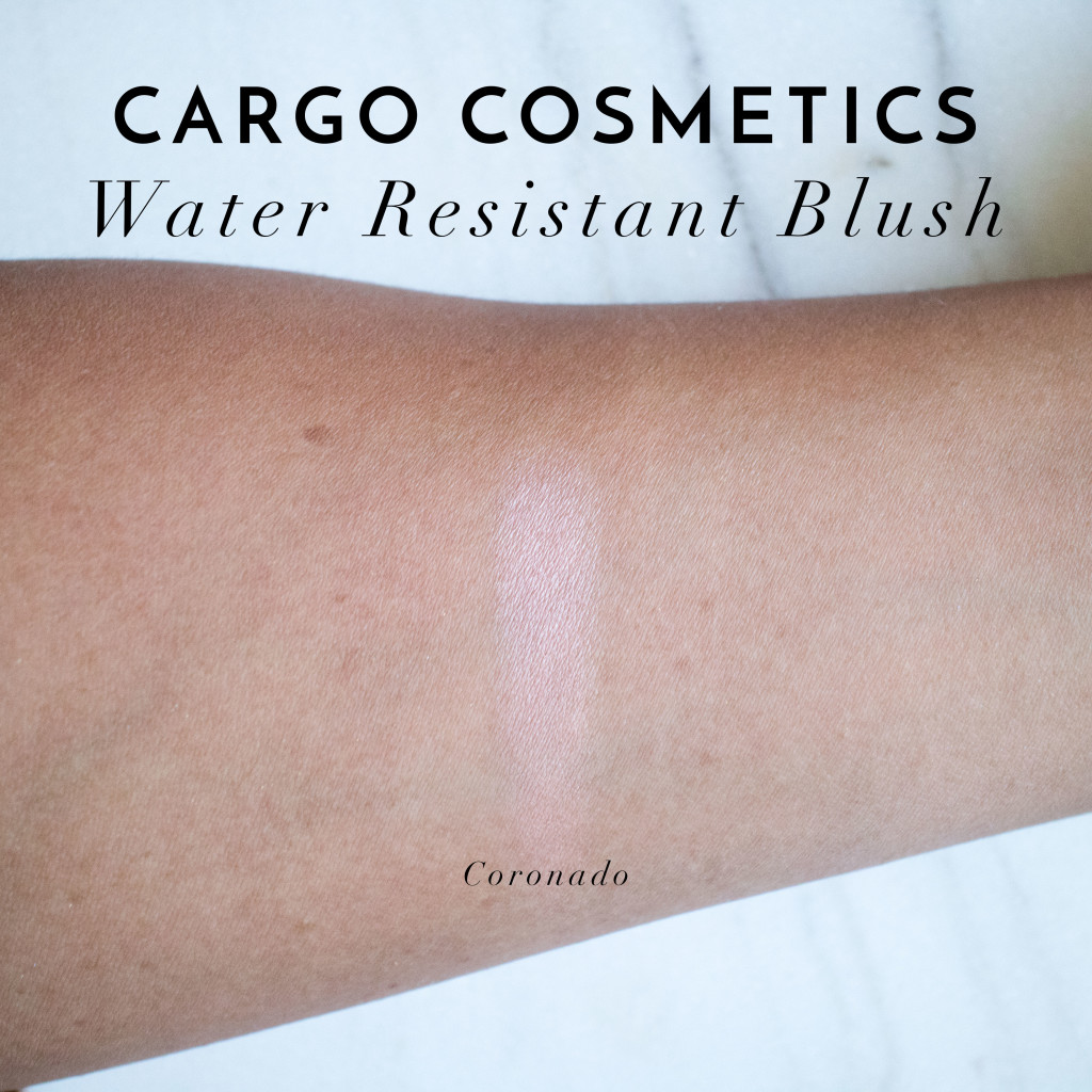 Glossybox US July 2015 Review Cargo Water Resistant Blush Coronado Swatches