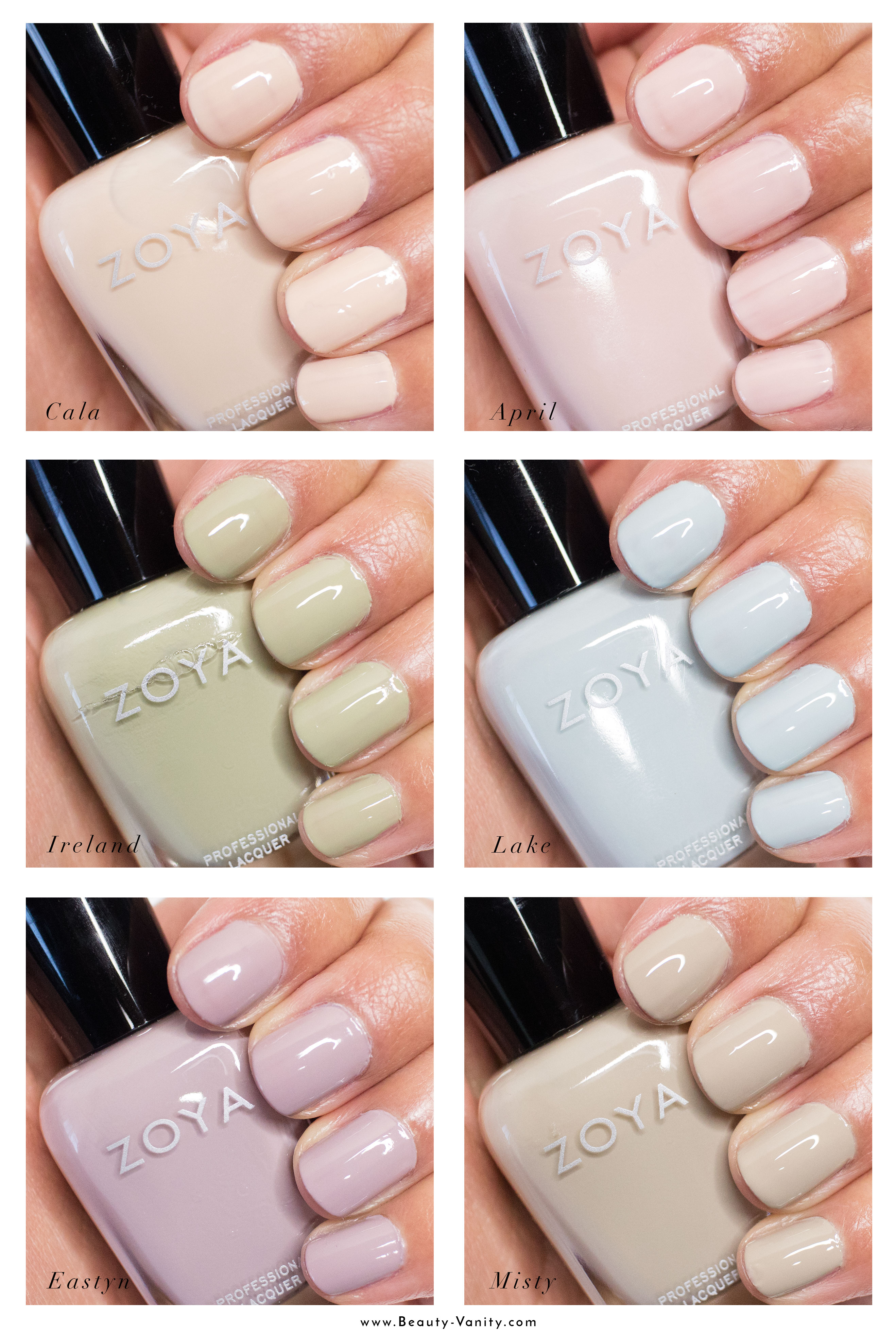 The Beauty Vanity | Zoya Whispers Collection 2016 Review Swatches