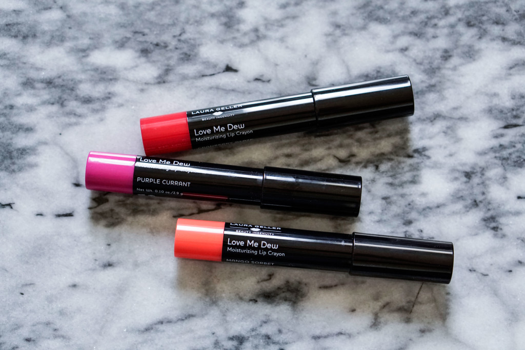 The Beauty Vanity | Laura Geller Love Me Dew Moisturizing Lip Crayon Review Swatches