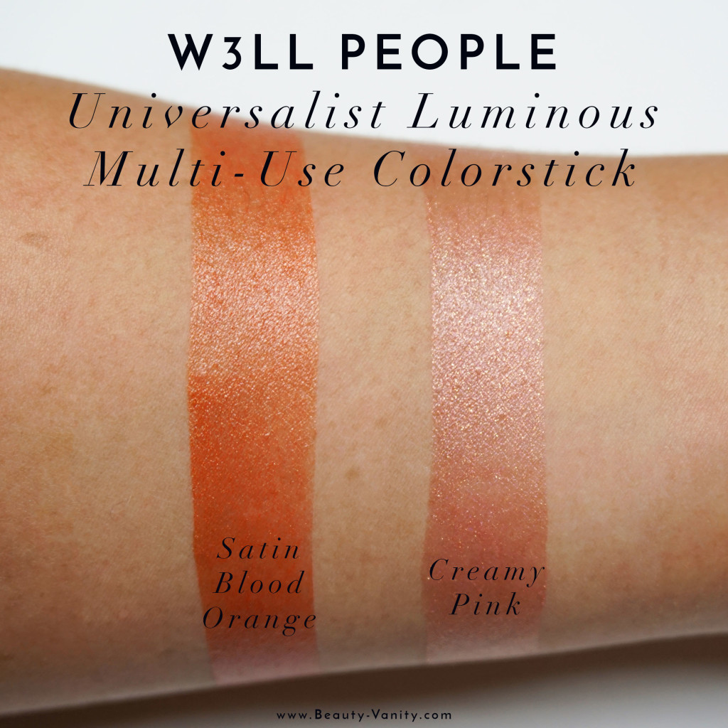 The Beauty Vanity | W3ll People Universalist Luminous Multi Use Colorstick Review Swatches