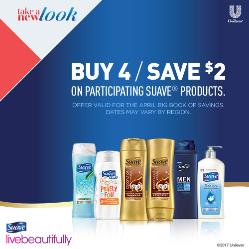 Safeway Suave Coupon for 4 Days of Festival Hairstyles