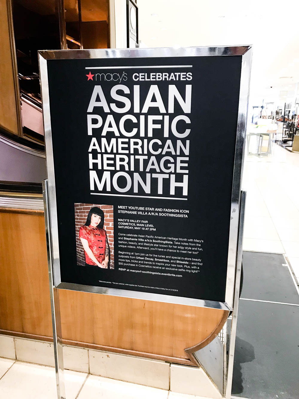 Macy's Asian Pacific American Heritage Month Soothing Sista Macy's Valley Fair San Jose Event | The Beauty Vanity