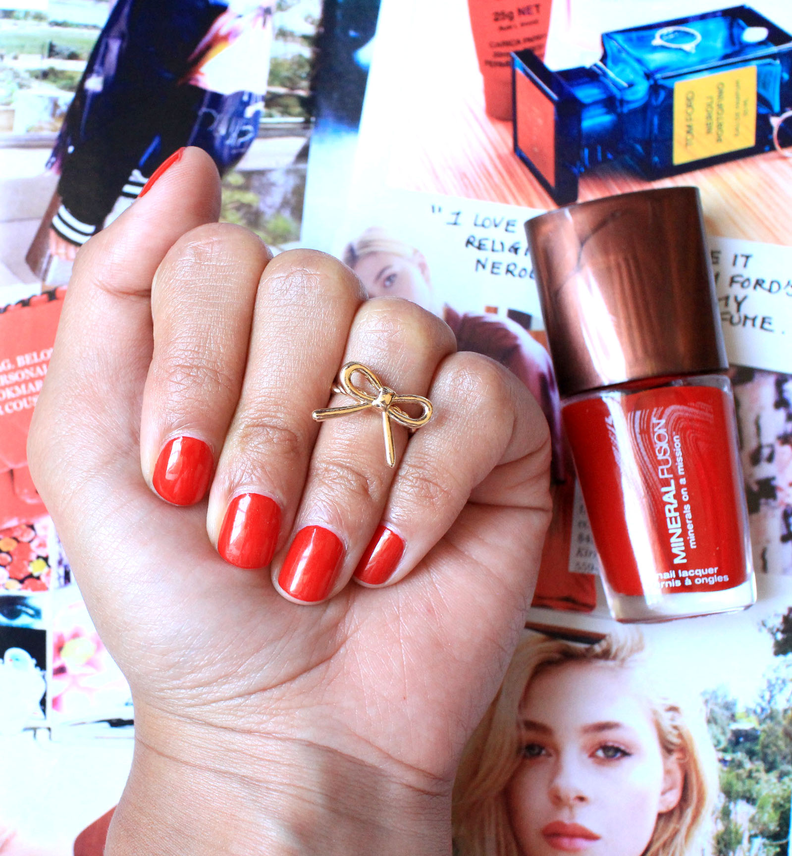 mineral fusion nail polish fiery lava