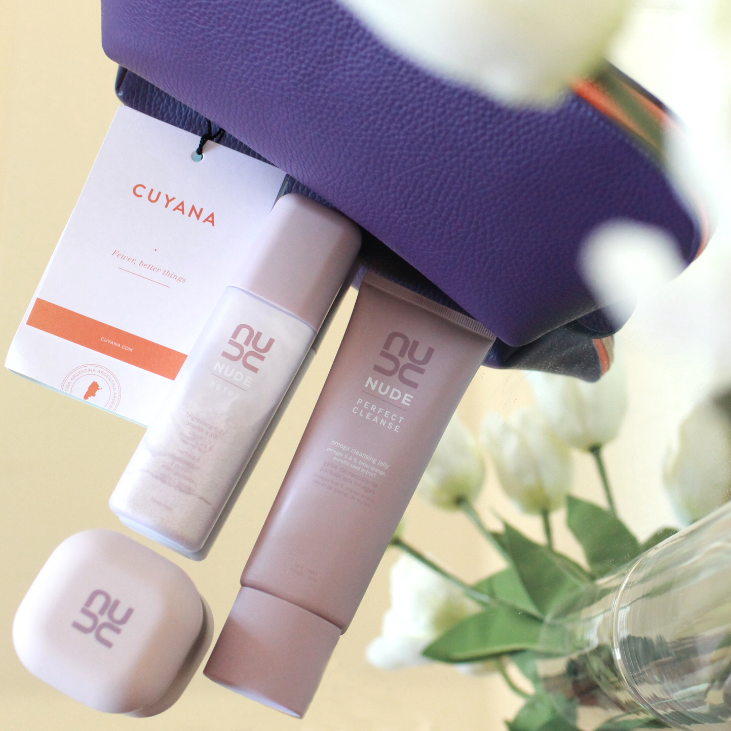 cuyana nude skincare fewer better beauty event san francisco beauty blog