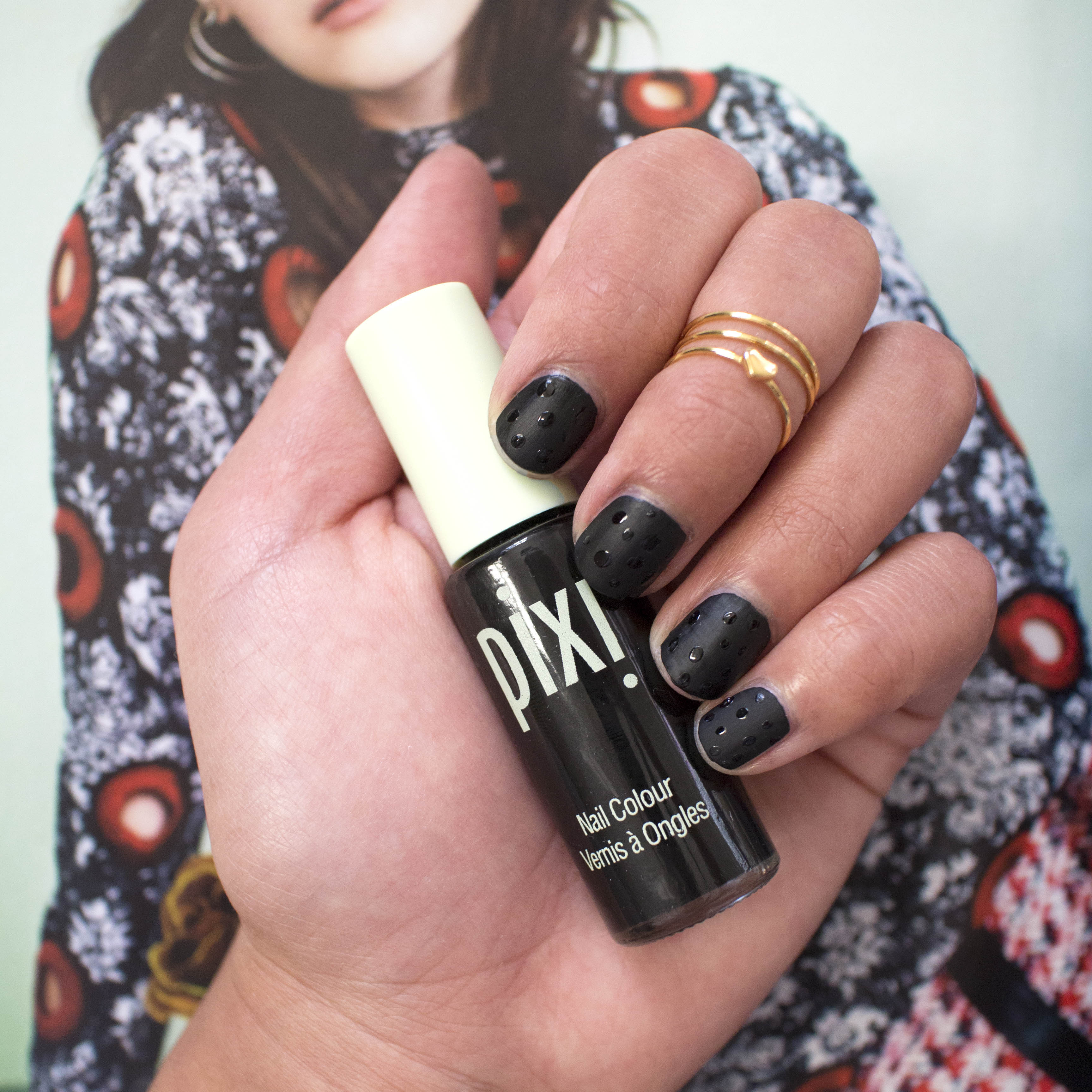 Pixi Nail Colour Matte Black