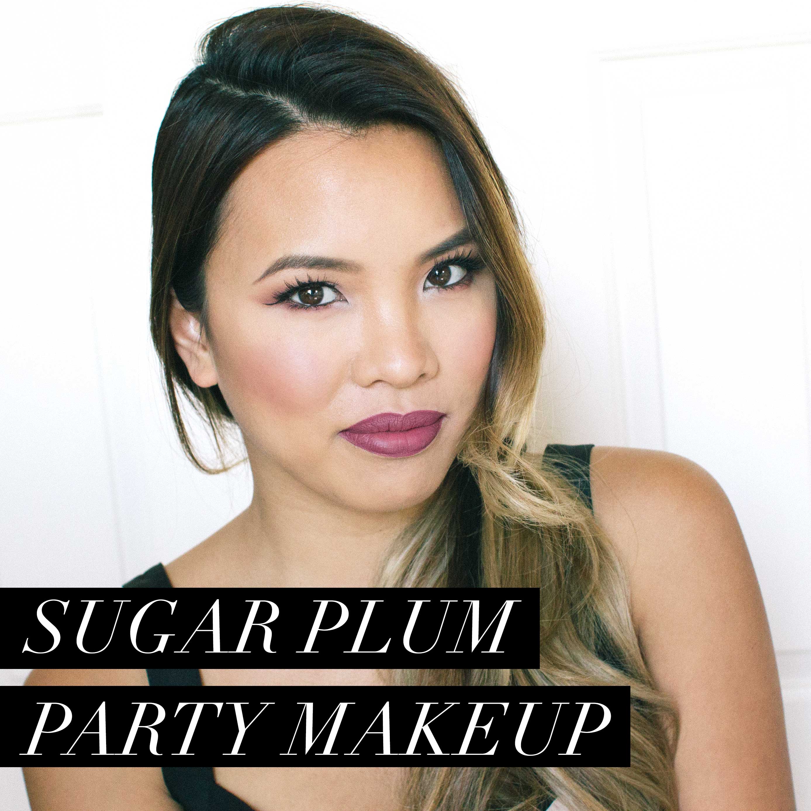 Plum Holiday Party Makeup