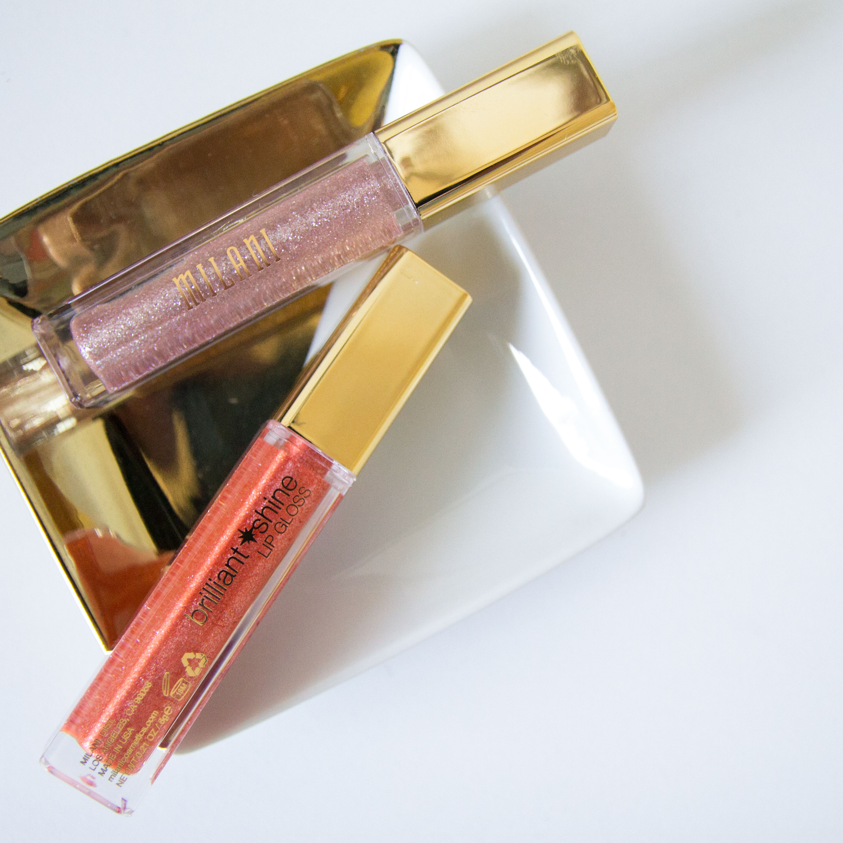 Milani Fierce Foil Lip Gloss Swatches Review