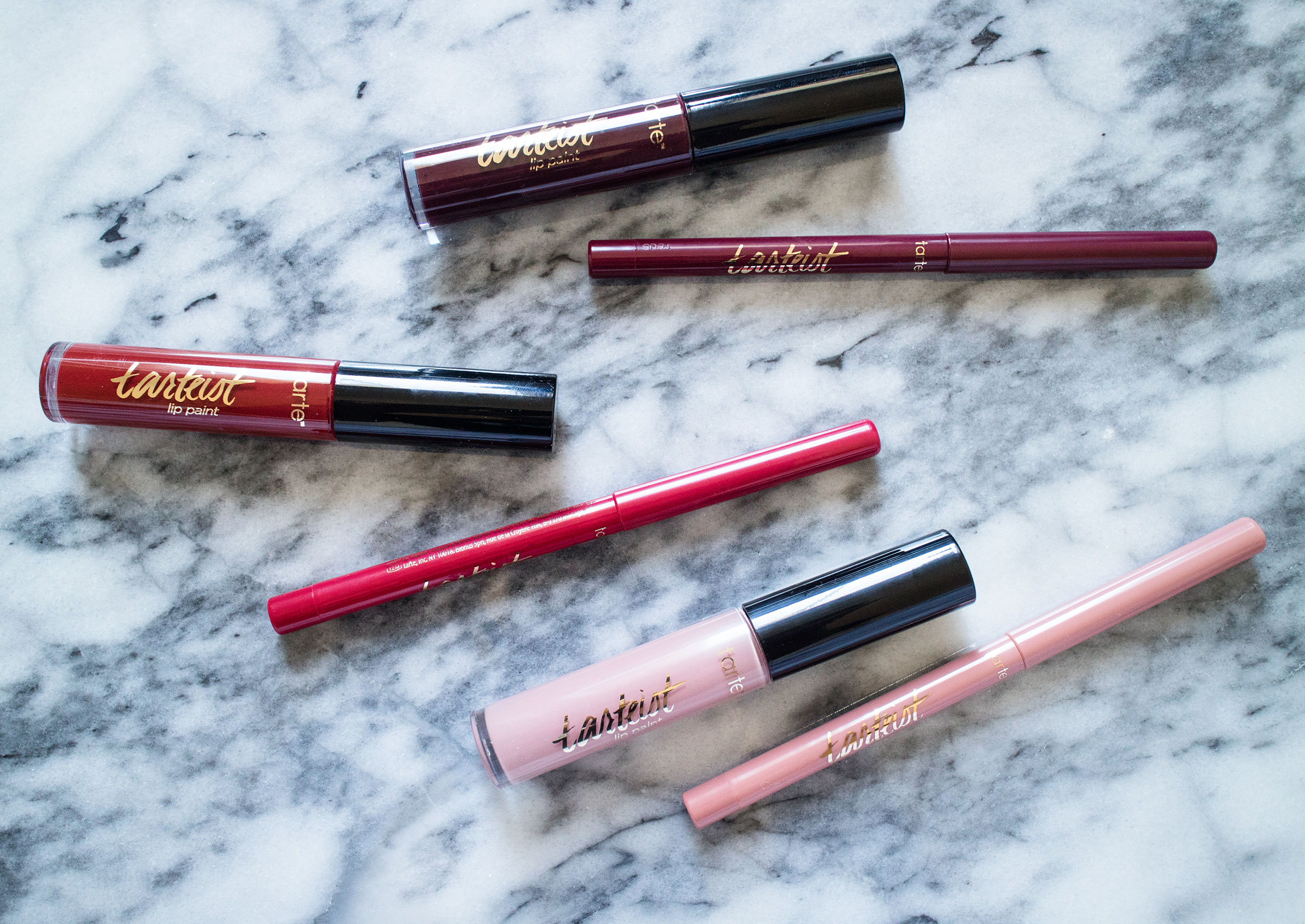 The Beauty Vanity | tarte tarteist lip paint lip crayon review swatches