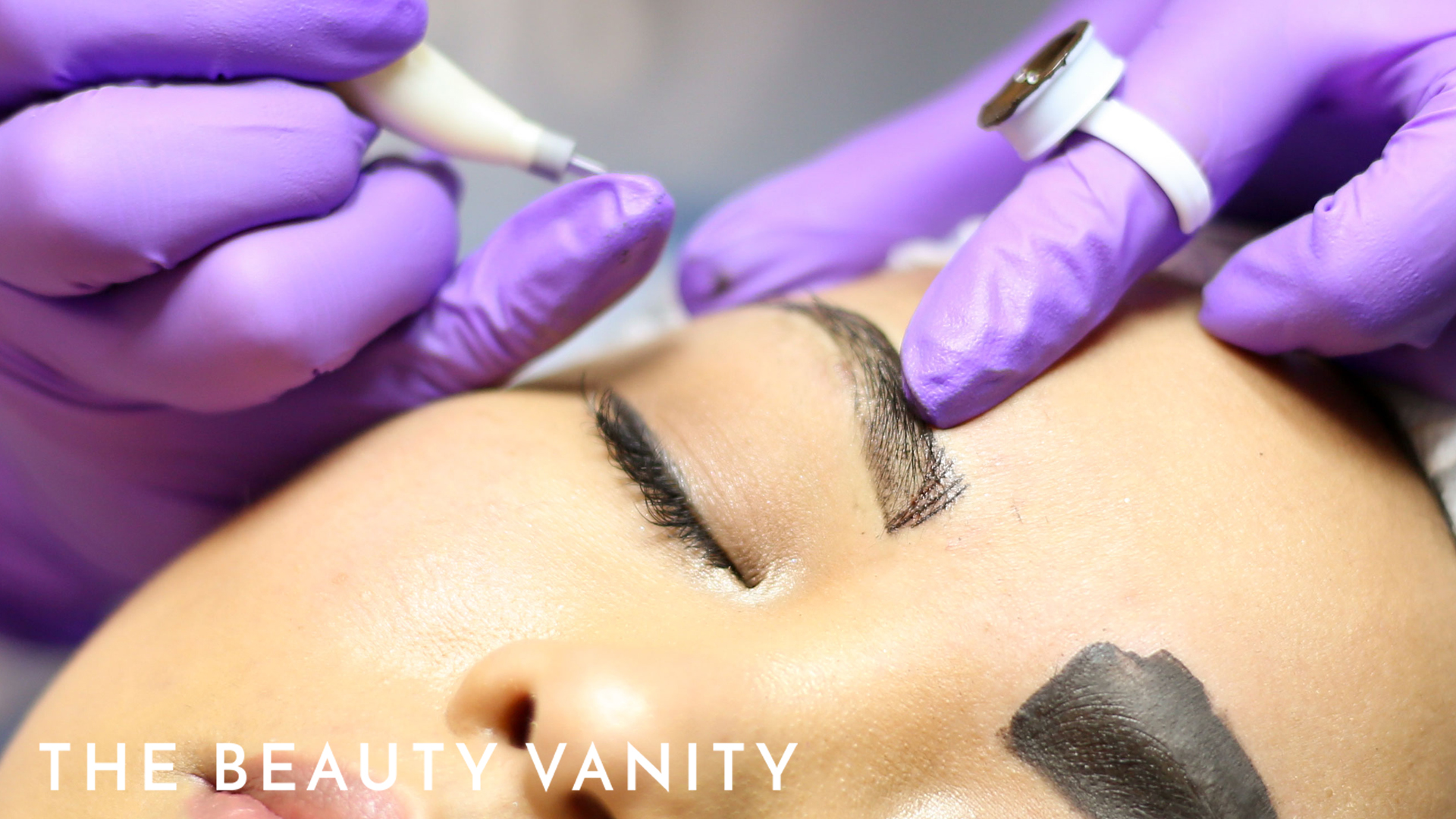 asian brows microblading process | THE BEAUTY VANITY